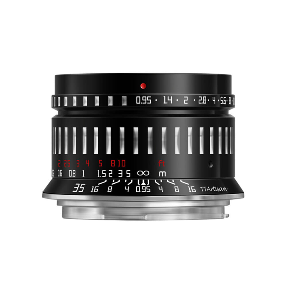 TTArtisan 35mm F0.95 캐논 RF마운트 APS-C 렌즈 블랙실버
